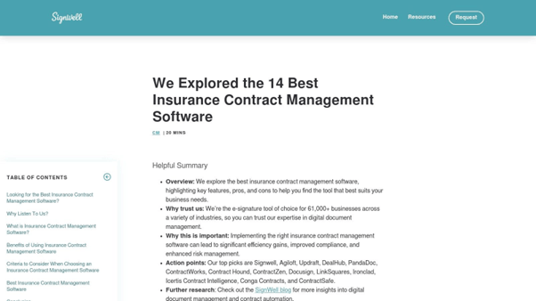 12 Top Commercial Insurance Document Software